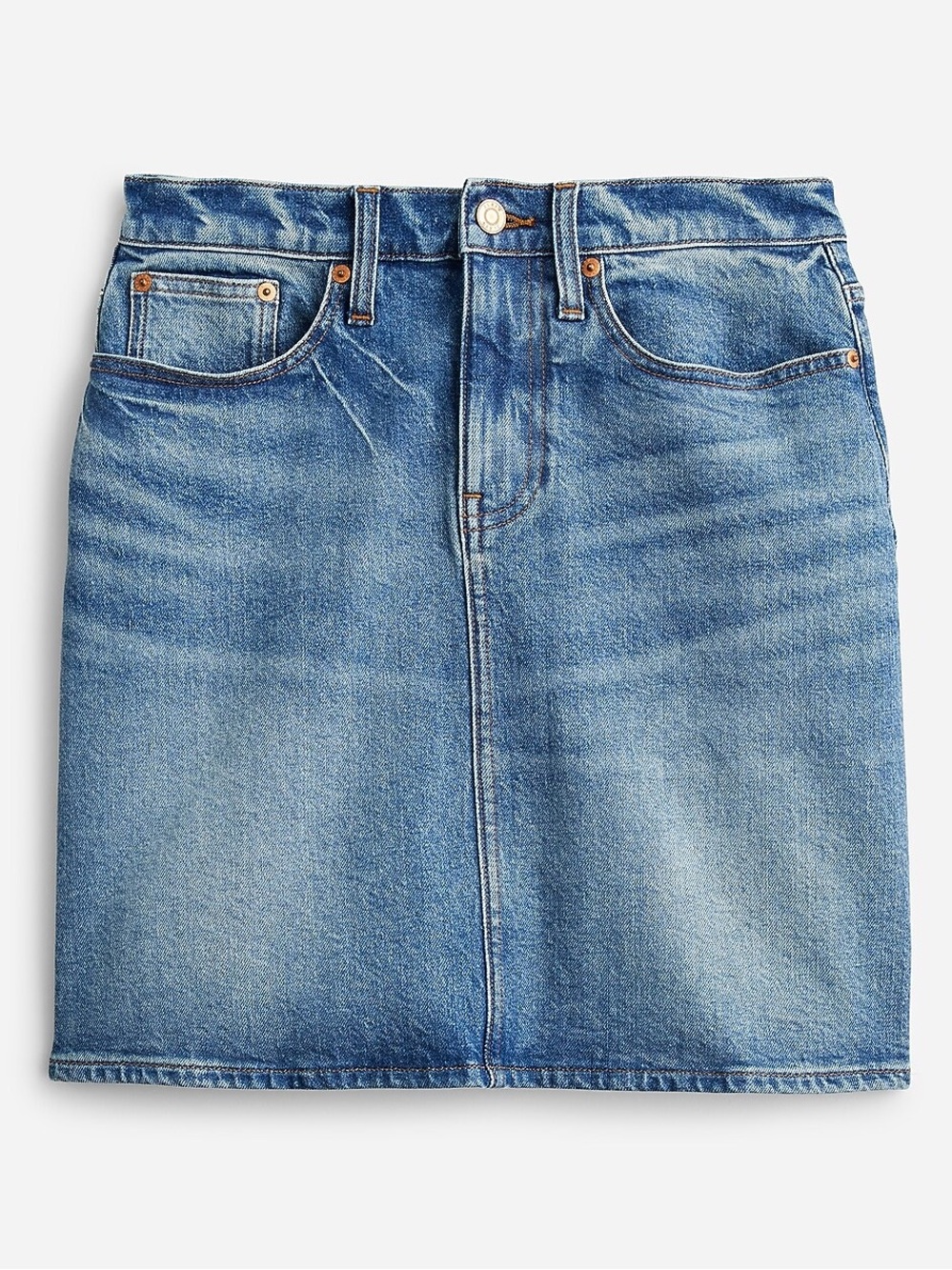 J. Crew Denim Mini Skirt in Light Sky Wash Size 30